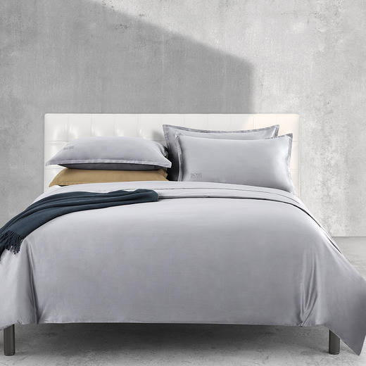 HBGD038 绣花LOGO全棉贡缎四件套 商品图2