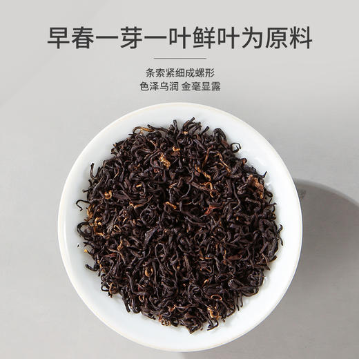祥源茶祁门红茶传祁1979早春一芽一叶祁红香螺200g 商品图1