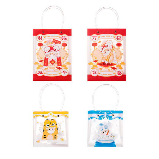 【故宫礼品袋】宫猫精美透明手提袋礼品袋生日礼物包装袋高档 商品图5