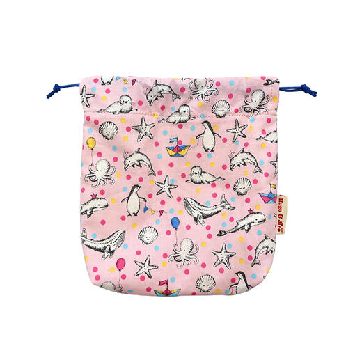 HUJI祤集Tidy收纳袋插画海洋动物 商品图2