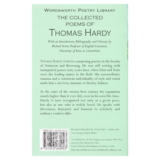预售 [英文原版]The Collected Poems of Thomas Hardy诗集 商品图1