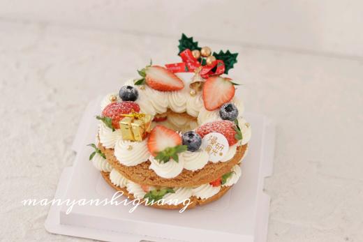 圣诞泡芙花环（四寸） 商品图2