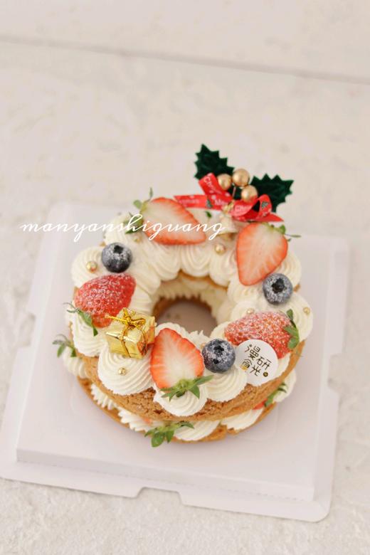 圣诞泡芙花环（四寸） 商品图3