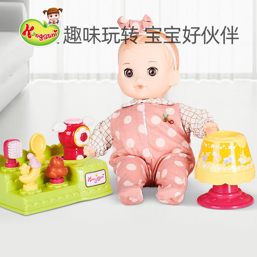 韩国 Kongsuni小豆娃娃妹妹的学习时间 儿童过家家仿真玩具-【玩具】 商品图0