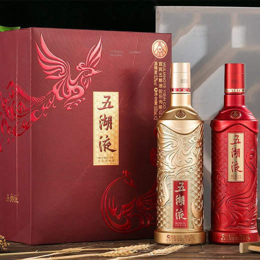 五湖液鸾凤和鸣套装 白酒 500ml*2 商品图1
