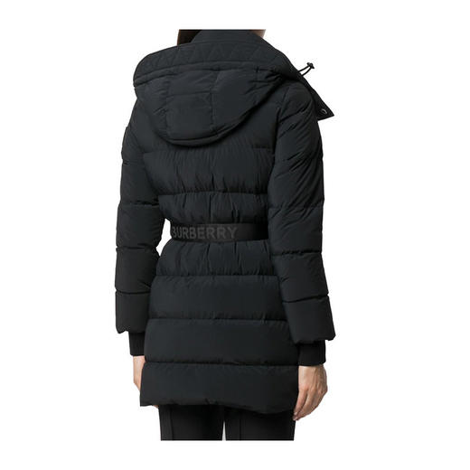 【二】BURBERRY 博柏利 女士弹力尼龙羽绒服 黑色 8021978 A1189 商品图2