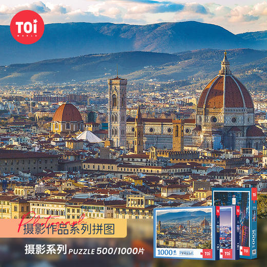 TOI图益潮玩拼图摄影作品 佛罗伦萨 1000片 分包款 商品图0