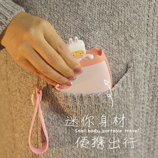 【有温度的礼物 不止暖手 秒变充电宝】便携数显防爆可爱USB充电宝二合一暖宝宝  新款卡通迷你暖手宝 商品图2