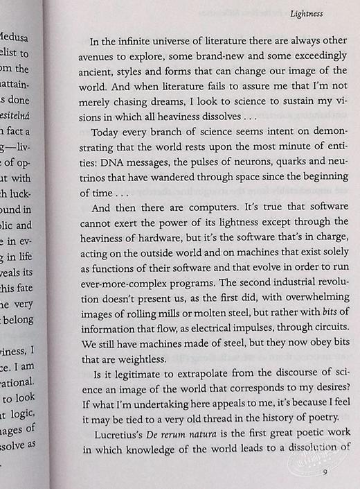 【中商原版】新千年文学备忘录 英文原版 Six Memos for the Next Millennium Italo Calvino Penguin Classics 商品图5