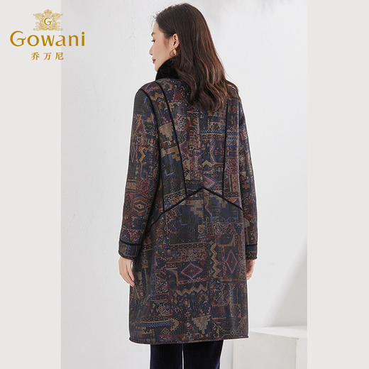 乔万尼新品美利奴羊毛皮大衣重磅貂毛保暖EI4P695 商品图4