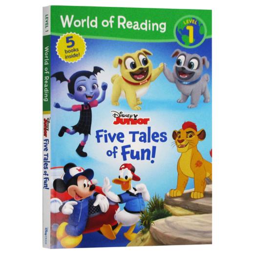 迪士尼阅读世界5合1故事集 英文原版 Disney Junior Five Tales of Fun 英文版儿童英语分级阅读读物 进口原版书籍 商品图3