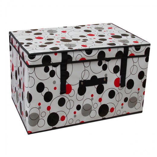 传枫 收纳盒 收纳箱大号有盖折叠衣物储物箱60X40X30（颜色随机发货） CF-2348 商品图0