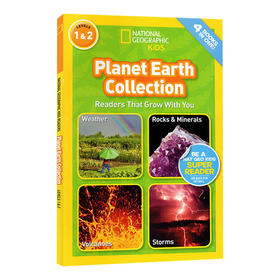 美国国家地理儿童百科分级读物 4个地球故事合辑 英文原版 National Geographic Kids Planet Earth collection 英文版 进口英语书