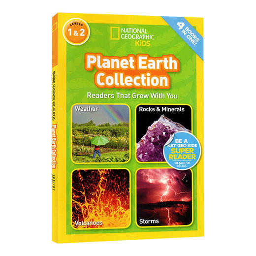 美国国家地理儿童百科分级读物 4个地球故事合辑 英文原版 National Geographic Kids Planet Earth collection 英文版 进口英语书 商品图0