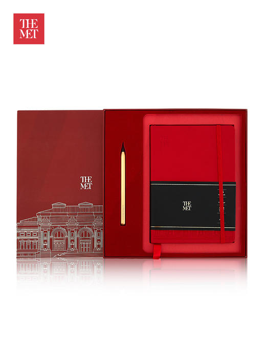大都会艺术博物馆经典馆藏系列永生笔软皮本礼盒创意文具圣诞生日礼物 商品图1