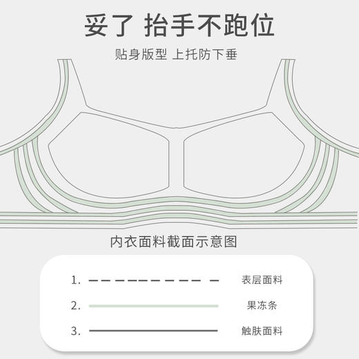 【A-C杯】熳洁儿 一片式无痕内衣女小胸聚拢薄款背心式无钢圈文胸胸罩21251537 商品图2