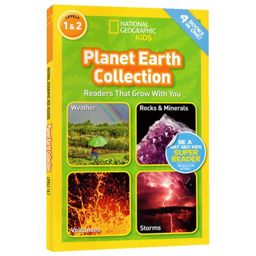 美国国家地理儿童百科分级读物 4个地球故事合辑 英文原版 National Geographic Kids Planet Earth collection 英文版 进口英语书 商品图1