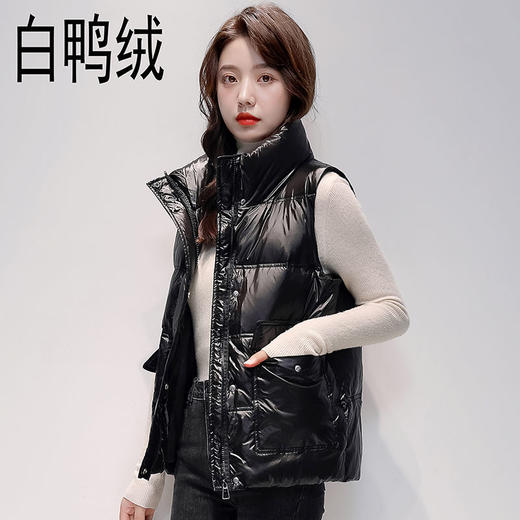 AA AL羽绒马甲韩版宽松休闲羽绒服背心坎肩马夹外套 商品图4