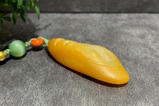【御珠宫坊·传藏系列】新疆糖黄玉手持珠 商品图3