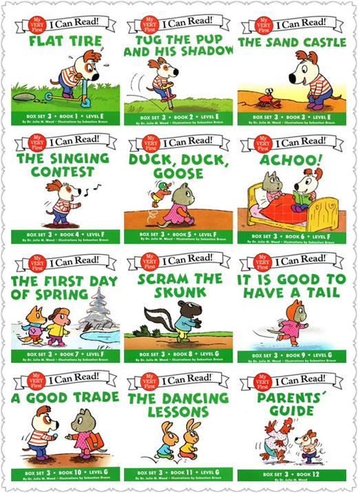 跟塔戈和他的朋友们学习12册第三辑 英文原版绘本 Learn to Read with Tug the Pup and Friends 英文版儿童英语启蒙认知分级读物 商品图1