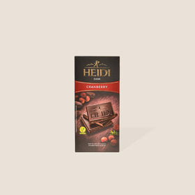 赫蒂蔓越莓黑巧克力 80g