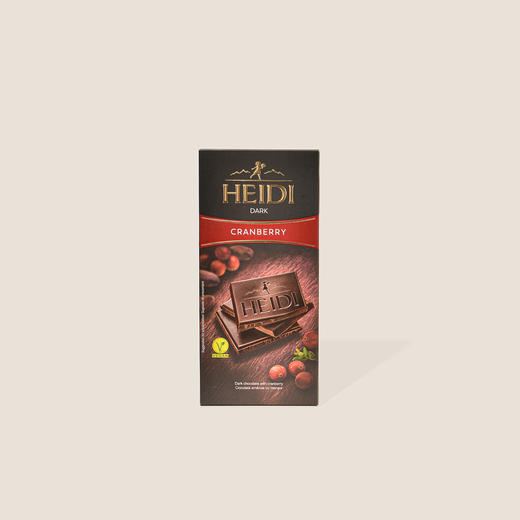 赫蒂蔓越莓黑巧克力 80g 商品图0