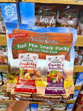 Nature’s Garden trail mix snack packs 24小包820g 混合果干果美国Nature's Garden坚果混合装A