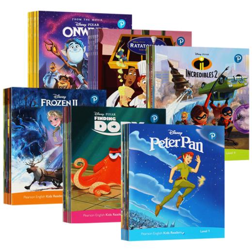 朗文培生迪士尼英语分级阅读 英文原版绘本 Disney Kids Readers 1-6级别36本 冰雪奇缘儿童经典故事6-15岁分级动画读物教材进口书 商品图4