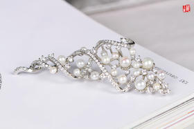 [ 巴黎歌剧院 ]  淡水珍珠胸针