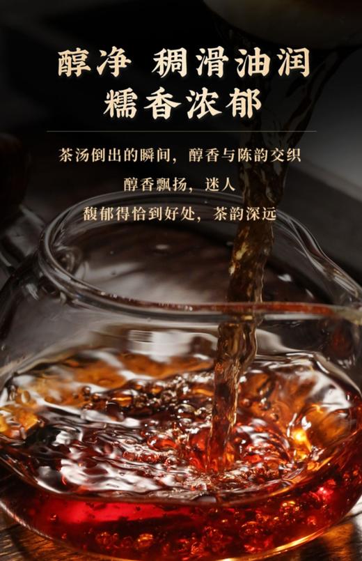 茶化石糯香 碎银子 古树鲜叶发酵茶高山茶8年陈老茶普洱茶（醇厚柔甜） 商品图6