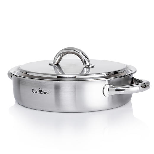 韩国QUEEN SENSE不锈钢三层附底导热平底汤锅 商品图1