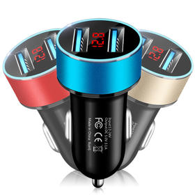 传枫车充 车载充电器 数显手机充电器（颜色随机发货） CF-9005