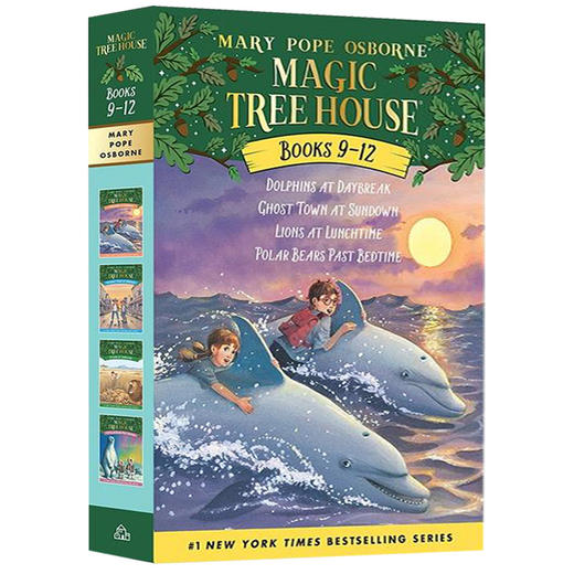 神奇树屋9-12盒装 英文原版 Magic Tree House 英语探险文学小说 商品图1