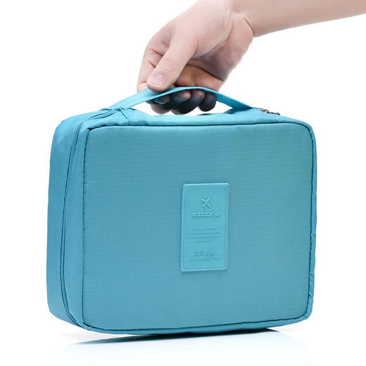 传枫 便携式洗漱包 防水多功能随身化妆包旅行男女收纳包 （颜色随机发出）CF-0022 商品图2