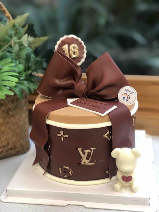 lv翻糖蝴蝶结奶油蛋糕 下单前请仔细阅读商品详情 商品图0