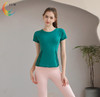 LUM39869露檬瑜伽运动短袖双面磨毛面料（含胸垫） 商品缩略图9