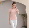 LUM39869露檬瑜伽运动短袖双面磨毛面料（含胸垫） 商品缩略图2
