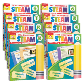 【老李家庭国际教育】 Skill Sharpeners STEAM  技能铅笔刀 STEAM 美国加州原版教辅