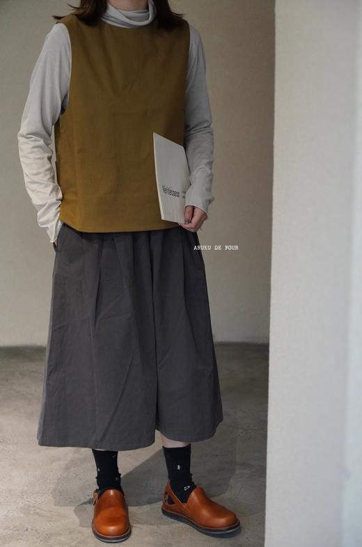 （4折）Le minor棕色/浅卡其/黑叠穿背心 商品图3