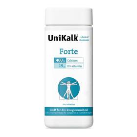 [丹麦]新Unikalk佑咔克成人特优钙片180粒. NEW!Unikalk Forte 180stk.