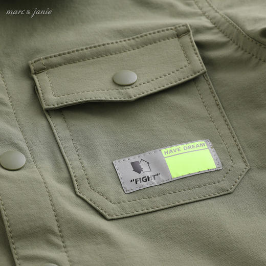 marcjanie马克珍妮春新款装 男童工装风衬衫儿童外套220175 商品图4