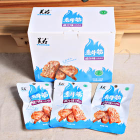 美召素牛筋400g/盒20袋（麻辣味、卤汁味）
