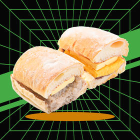 芋泥蛋黄恰巴达