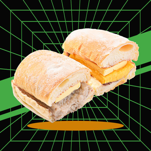 芋泥蛋黄恰巴达 商品图0