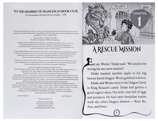 学乐大树系列 驯龙大师15 英文原版 Dragon Masters #15 Future of the Time Dragon 儿童英语漫画书 商品图1