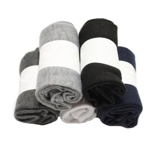 传枫5双中筒袜子纯色男士袜子商务男袜混色盒装CF-6606 商品图2