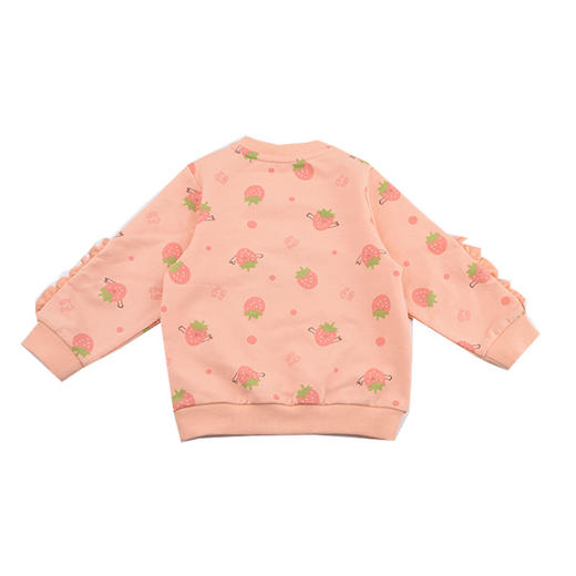 商场同款棉果果春季女童小毛圈圆领套头卫衣M122180222101 商品图1