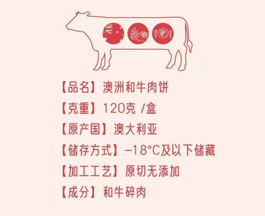 [上海企团]澳洲和牛肉饼120g*3片 商品图3