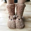 地板袜子珊瑚绒暖脚加绒神器睡眠袜小熊羊羔绒秋冬加厚保暖袜男女 商品缩略图5