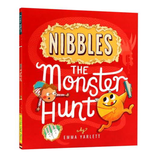 啃书小黄怪尼宝之寻兽师 英文原版绘本 Nibbles The Monster Hunt 小机关翻翻游戏洞洞书 英语启蒙图画故事书 进口英语书 商品图3